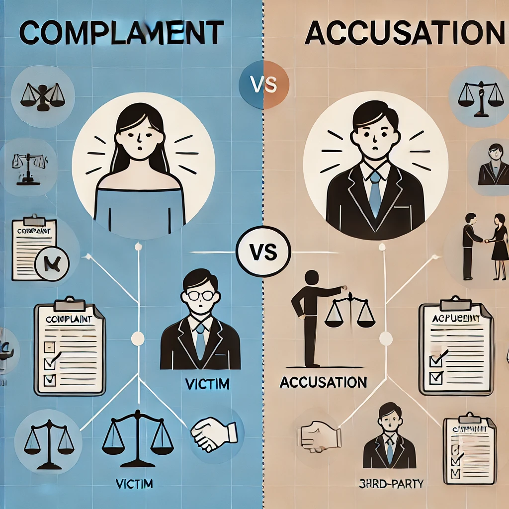 고소고발차이점