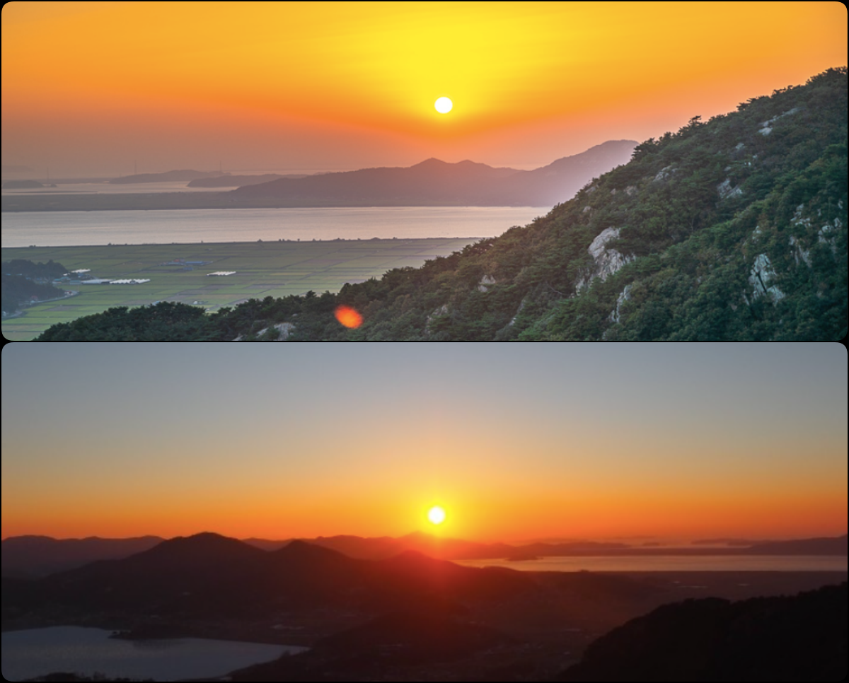 적석사 낙조대 낙조