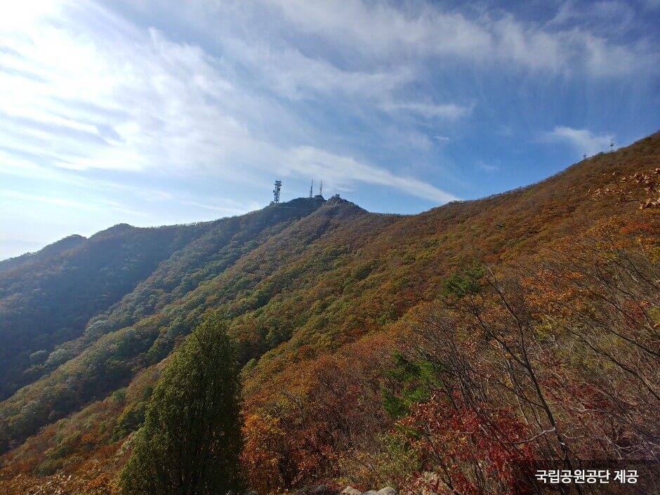 가을 단풍 여행지 추천 장소 _ 두륜산, 무등산, 내장산, 계룡산, 북한산