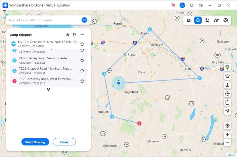 Dr.Fone Virtual Location