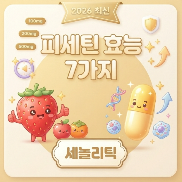 피세틴 효능과 복용방법