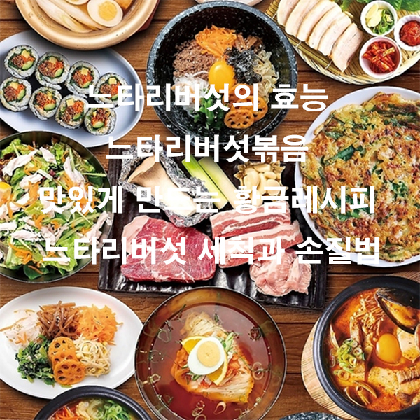 느타리버섯의 효능 느타리버섯볶음 맛있게 만드는 황금레시피 느타리버섯 세척과 손질법
