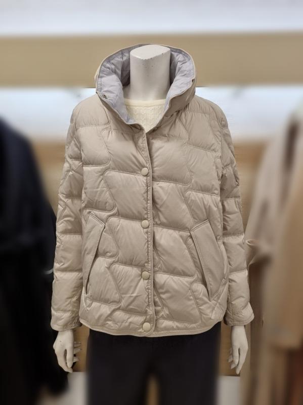 더아이잗 하이넥 오리털 패딩 점퍼 INBN2PD841