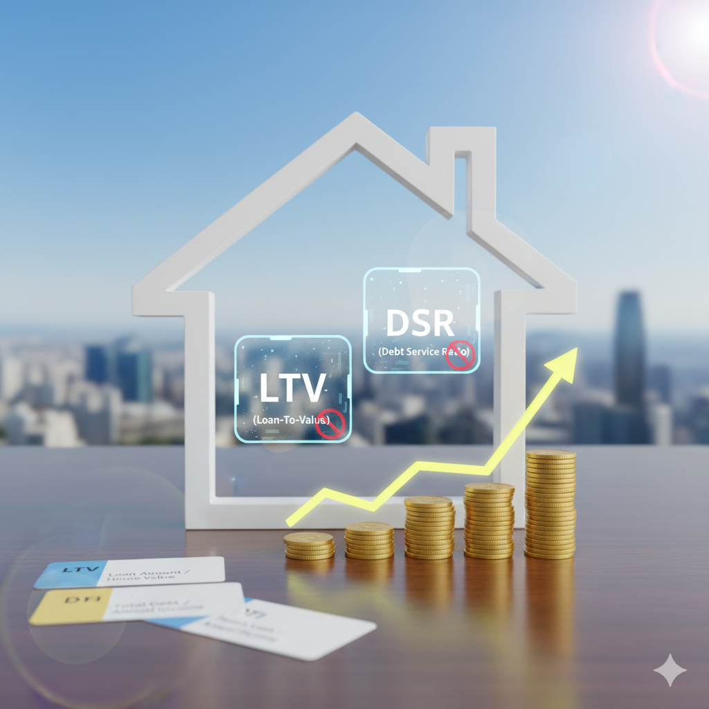 택담보대출 LTV DSR 규제와 대출 한도 상승