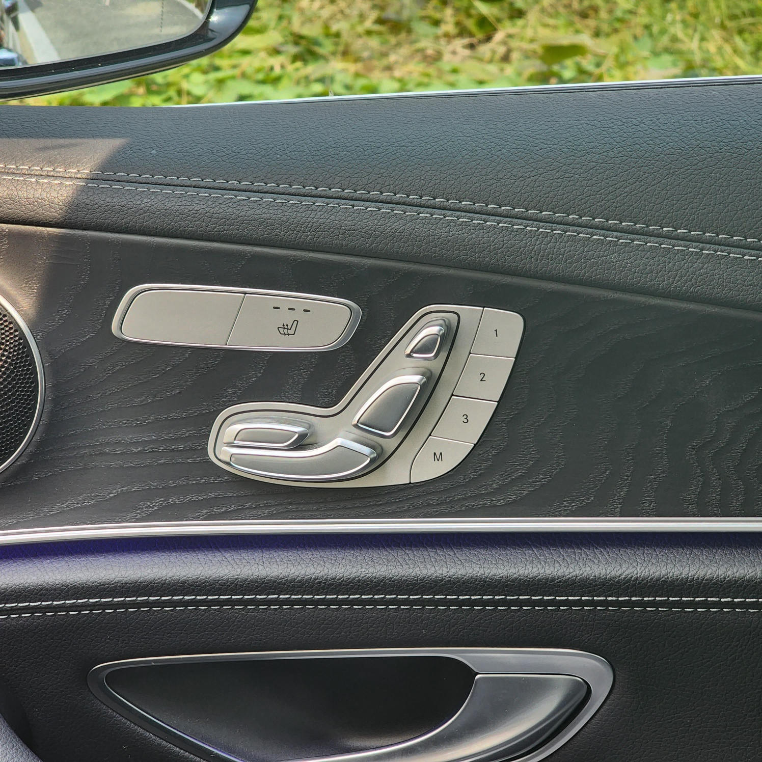 벤츠 사이드미러, 전동시트메모리기능버튼