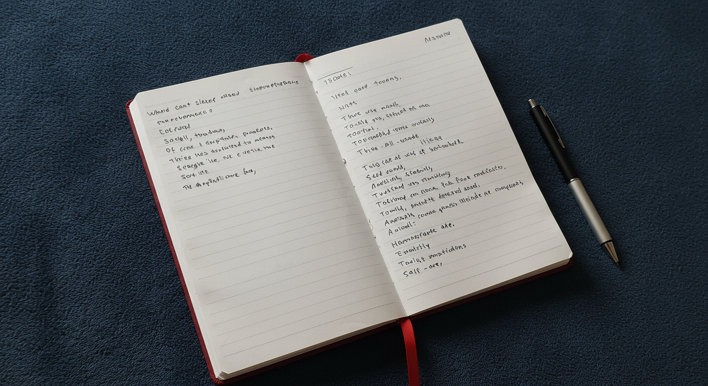 나만의 '감정 노트' 쓰기: 마음 들여다보기와 자기 이해의 시간