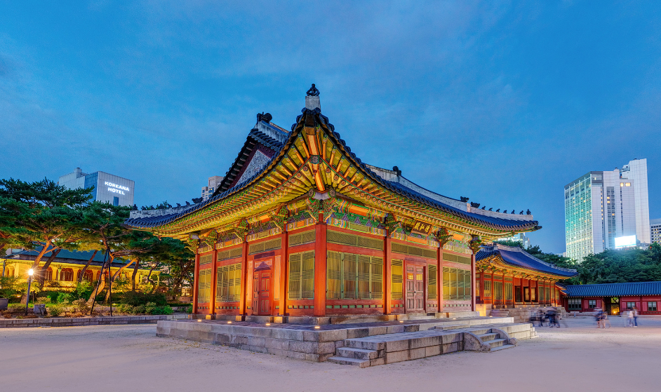 덕수궁 밤의 석조전