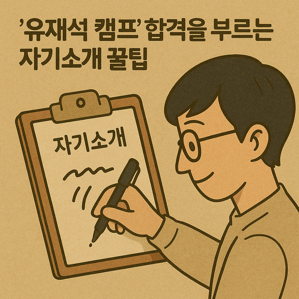 유재석 캠프 신청