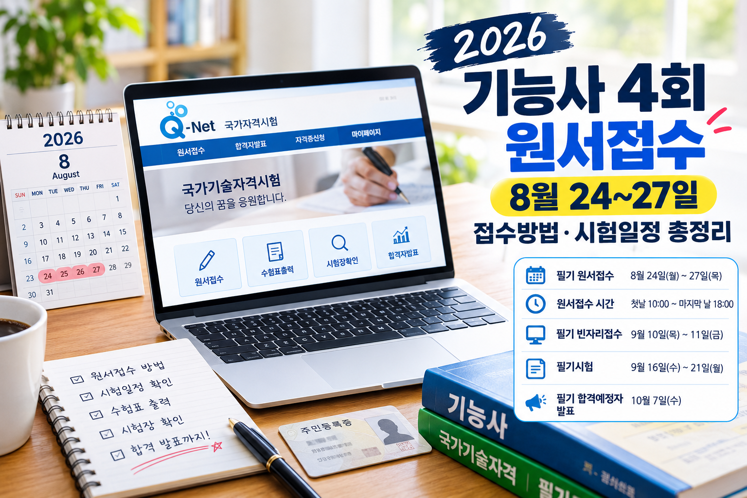 2026 기능사 4회 원서접수