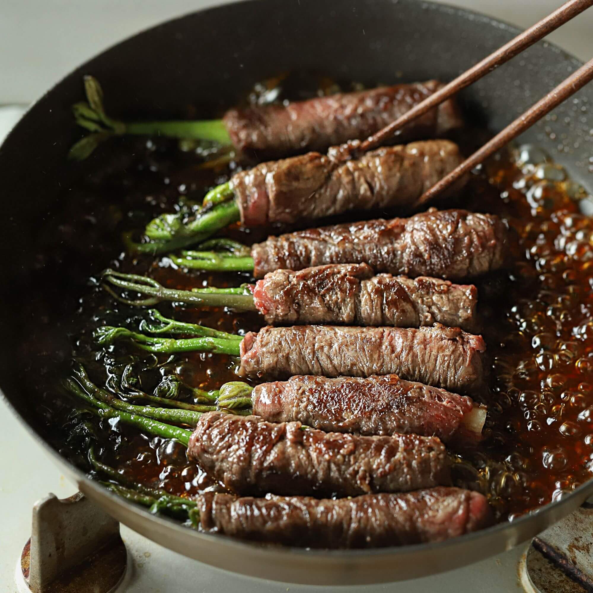 두릅 소고기 말이