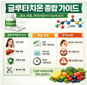글루타치온 수치 측정법과 해석 방법
