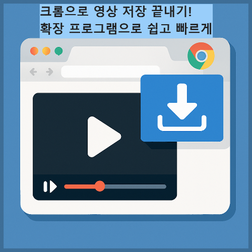 크롬으로 영상 저장 끝내기! 확장 프로그램으로 쉽고 빠르게