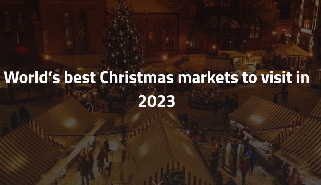 크리스마스에 꼭 가봐야 할 여행지 VIDEO: World&rsquo;s&nbsp;best&nbsp;Christmas&nbsp;markets&nbsp;to&nbsp;visit&nbsp;in&nbsp;2023