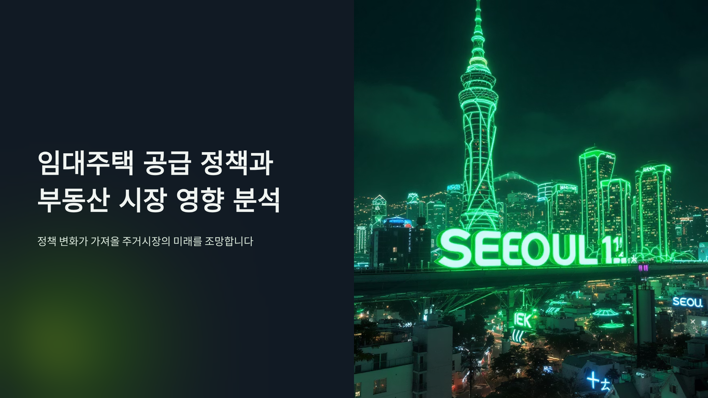 임대주택 공급 확대가 부동산 시장에 미치는 파급효과