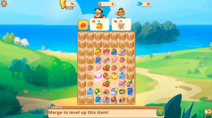 산딸기를-병합하여-체리로-만드는-화면