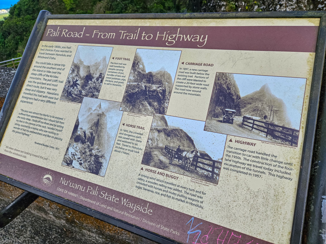 누우아누팔리 전망대 역사