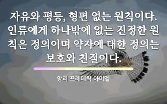 아미엘의 생애 명언 인생 속담_28