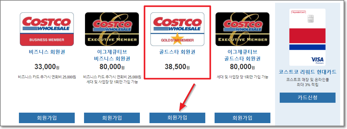 코스트코-멤버십-종류