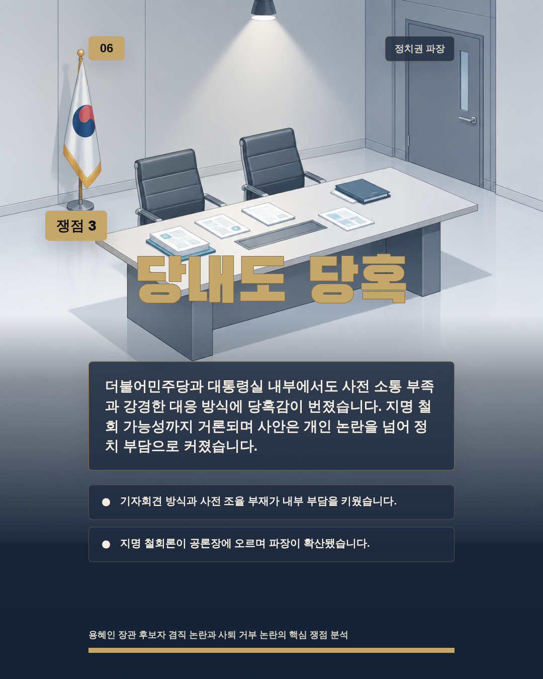 당내도 당혹