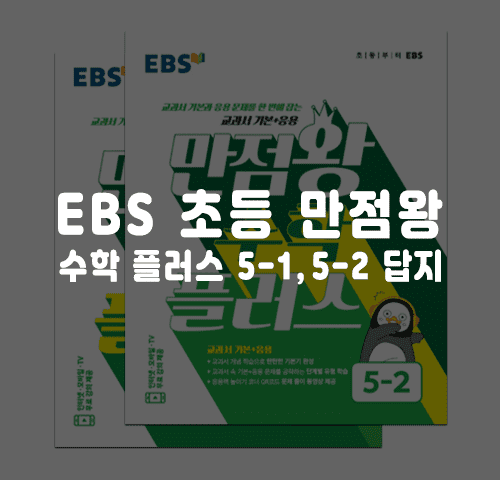 EBS만점왕수학플러스5-1