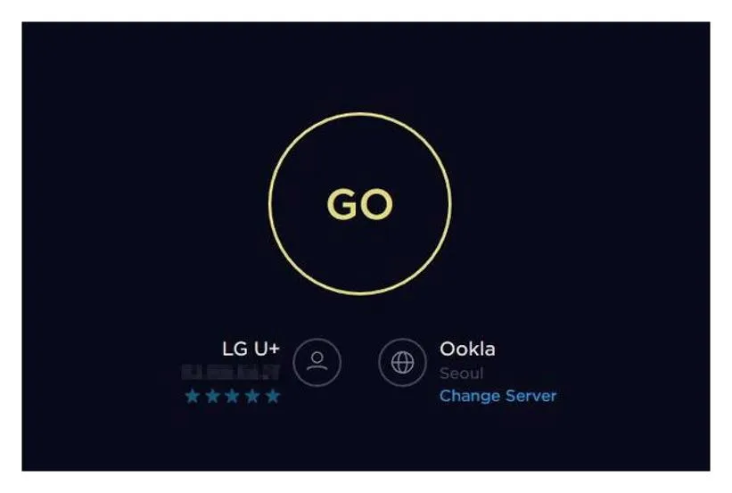 lg 인터넷 속도측정