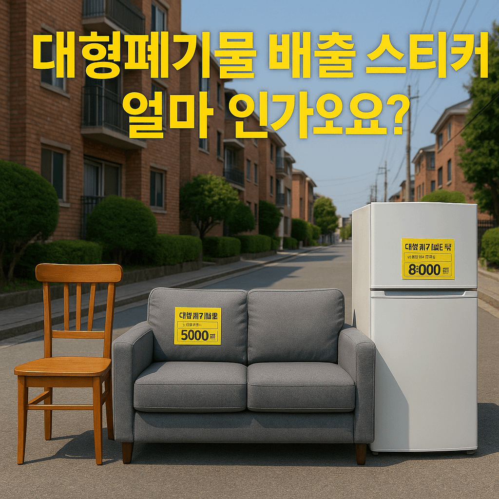 대형페기물 스티커