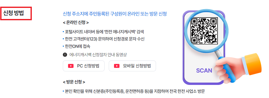 한전 에너지 캐시백