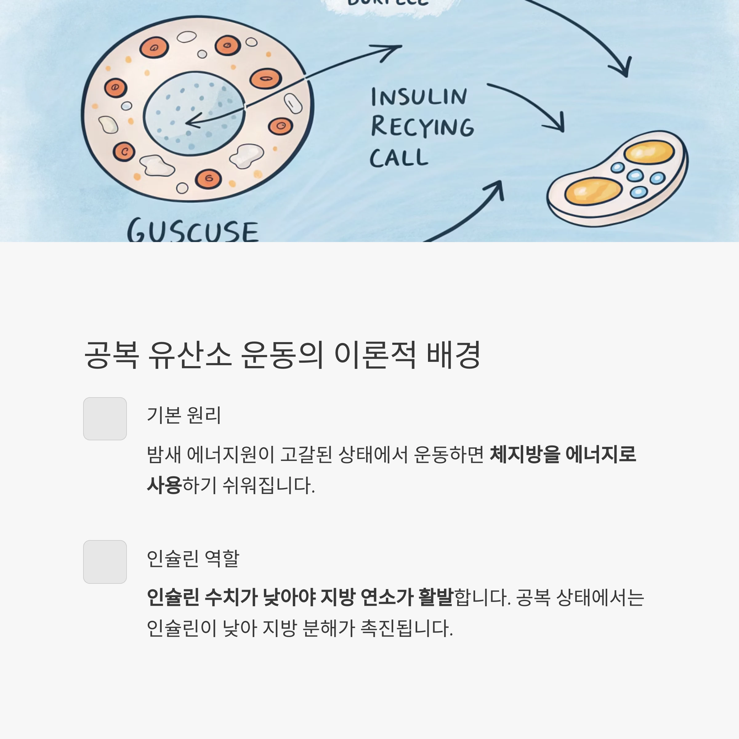 공복유산소
