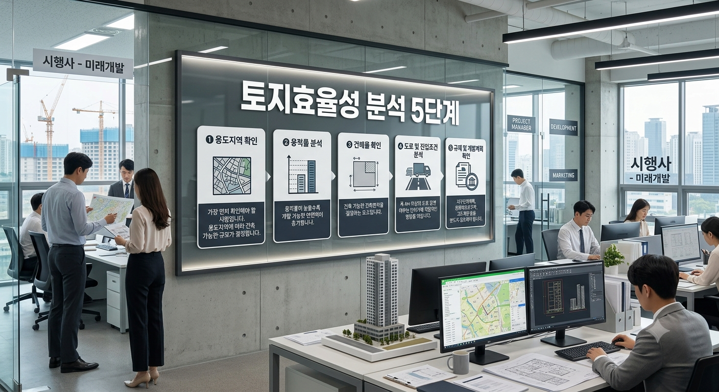 토지효율성 분석 5단계