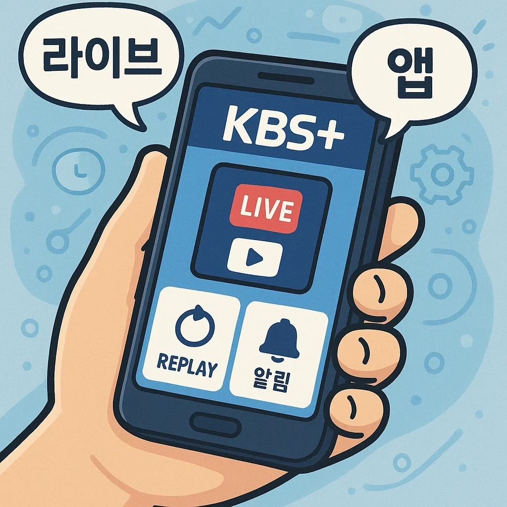 모바일에서도 OK! KBS+ 앱 설치 • 사용법