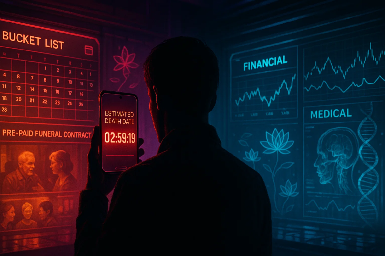 사망 예측 앱 출시! 죽음을 예약할 수 있는 시대 관련 사진