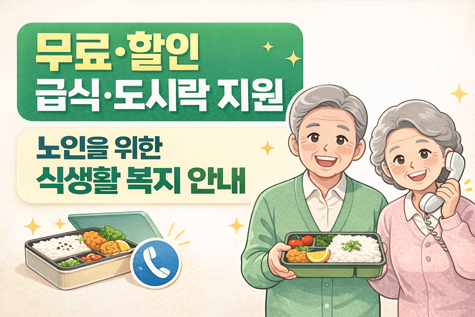 무료·할인 급식·도시락 지원 제도-썸네일
