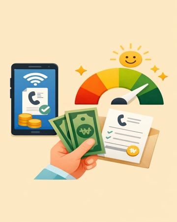 통신요금 납부 기록이 신용점수에 미치는 영향11