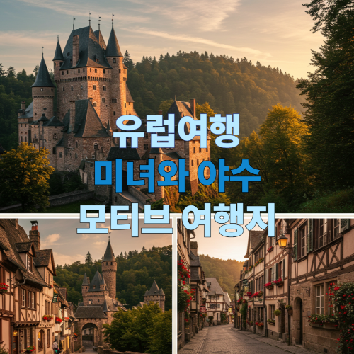 유럽여행 - 미녀와야수 모티브 여행지