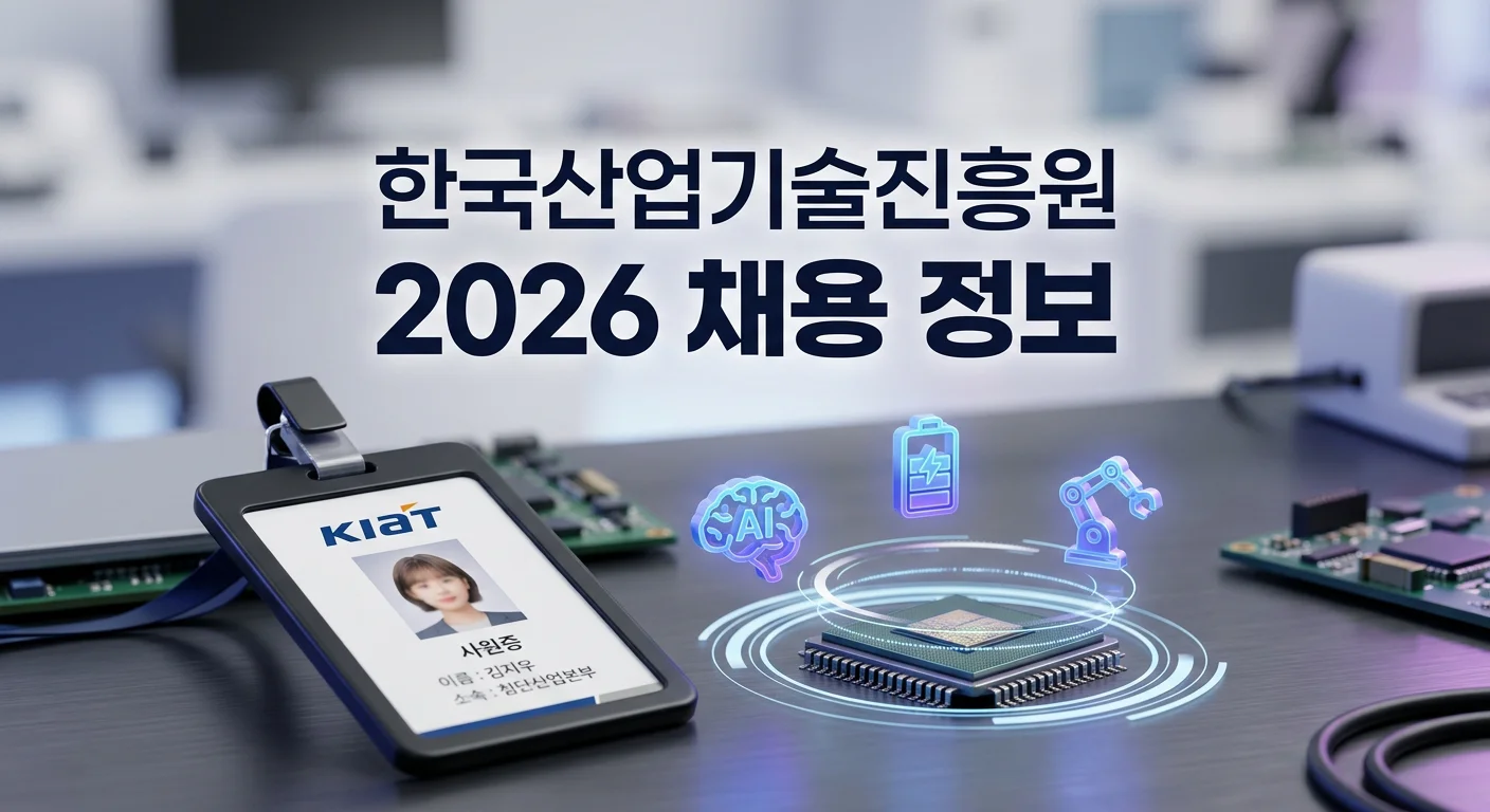 한국산업기술진흥원 2026년 신규직원 공개채용 정보 총정리 (11명, 6월 1일 마감)