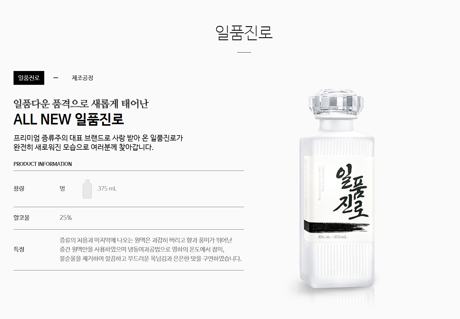 일품진로 설명