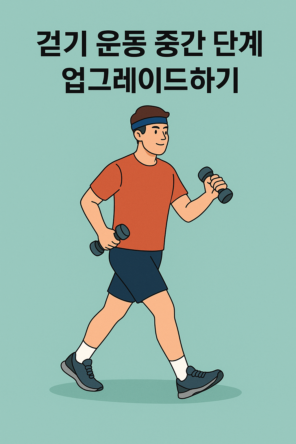 걷기 운동 중간 단계로 업그레이드하기