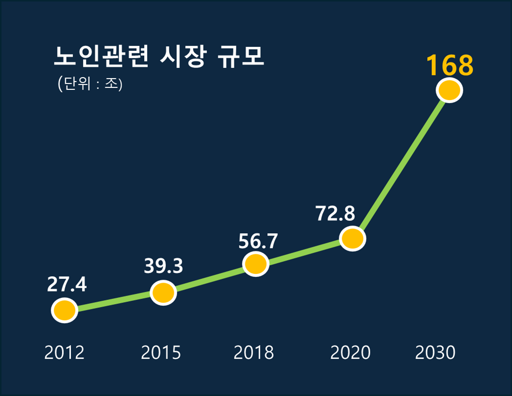 노인 관련 시장 규모