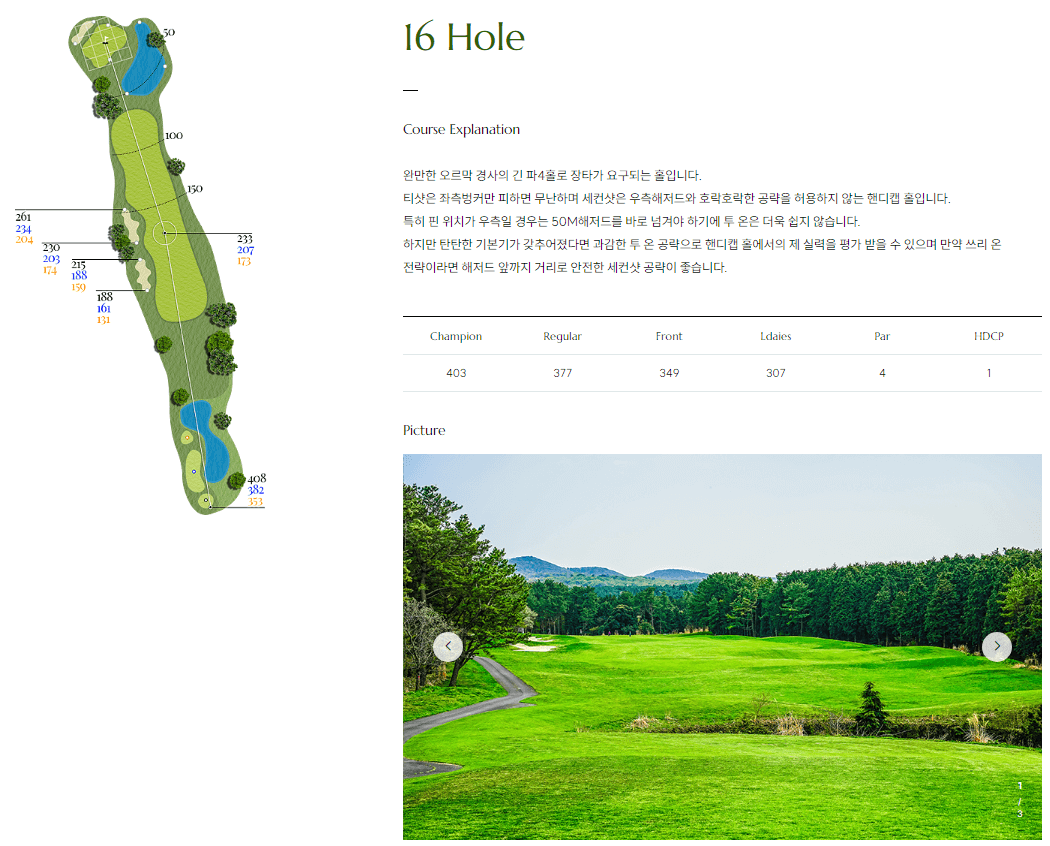 더 시에나 컨트리클럽 동코스 7