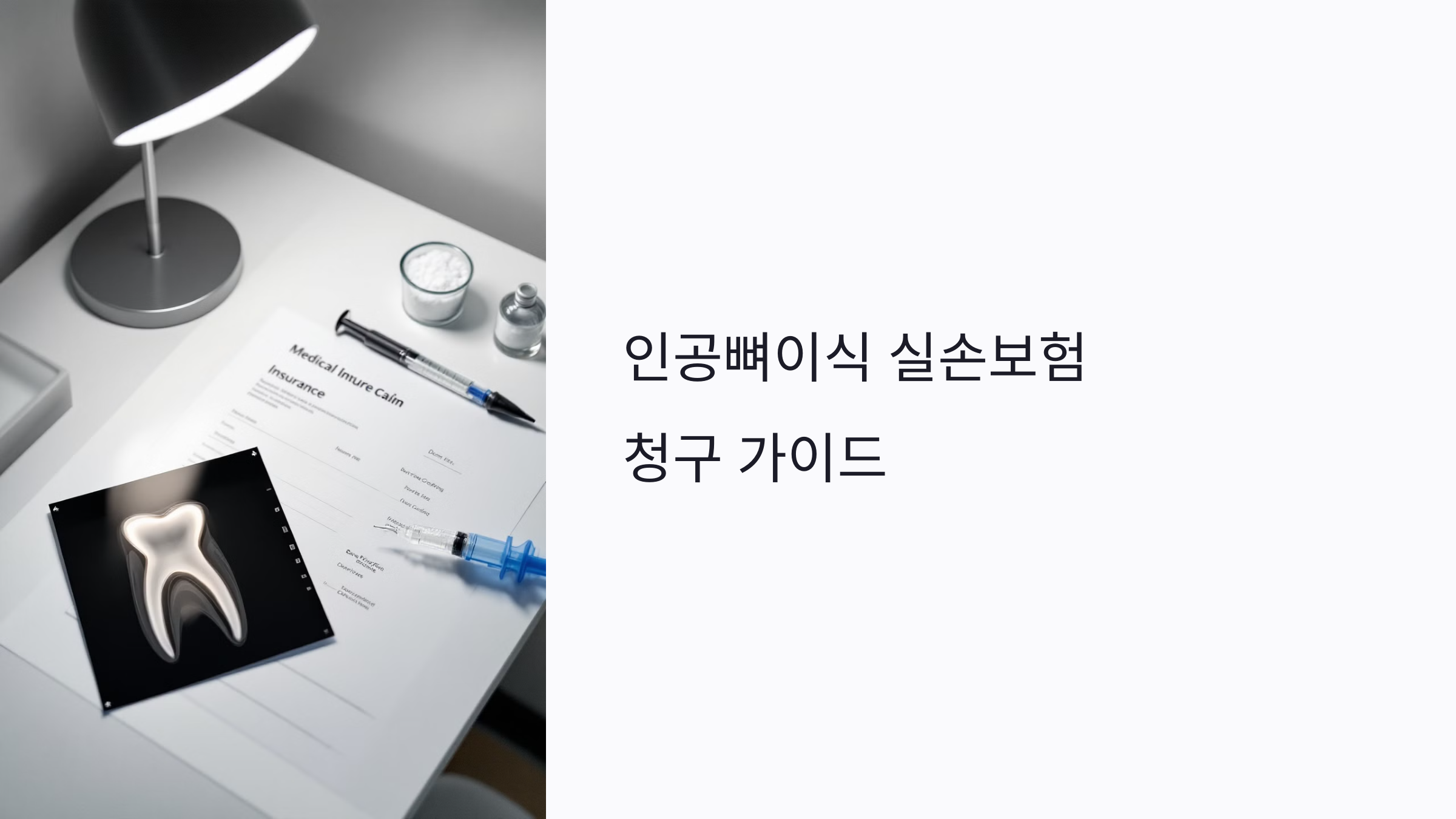 인공뼈이식 실손보험 청구 가능한가요? 보장 조건부터 승인 꿀팁까지