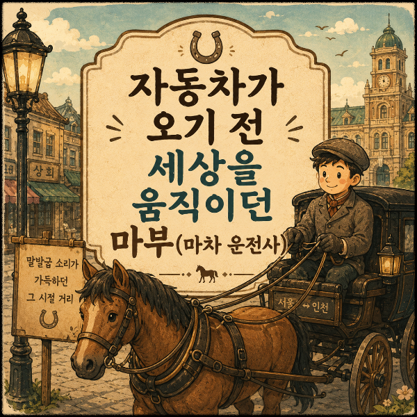 자동차가 오기 전 세상을 움직이던 마부(마차 운전사)