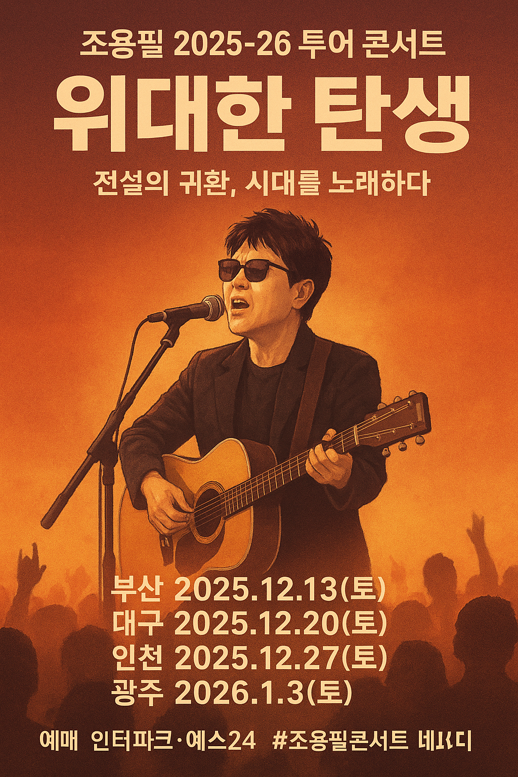 🎤 조용필 2025-26 투어 콘서트 &lsquo;위대한 탄생&rsquo;