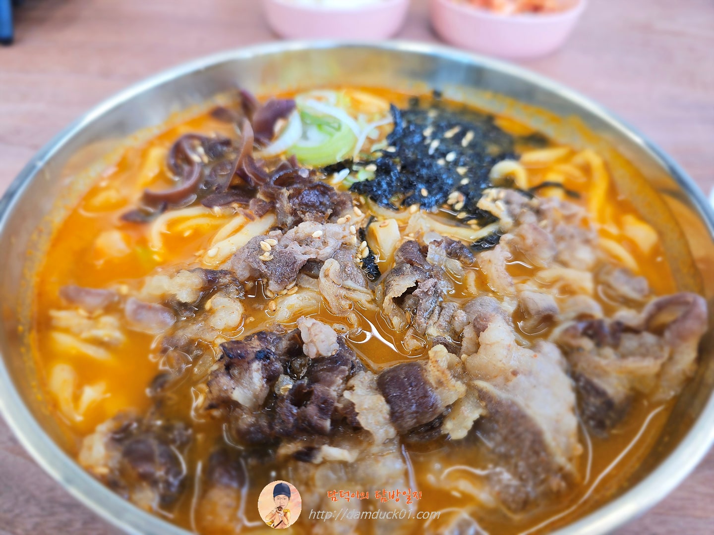 고기 장칼국수