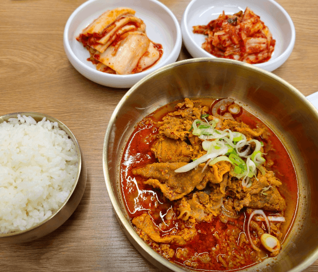 판매 음식들 사진