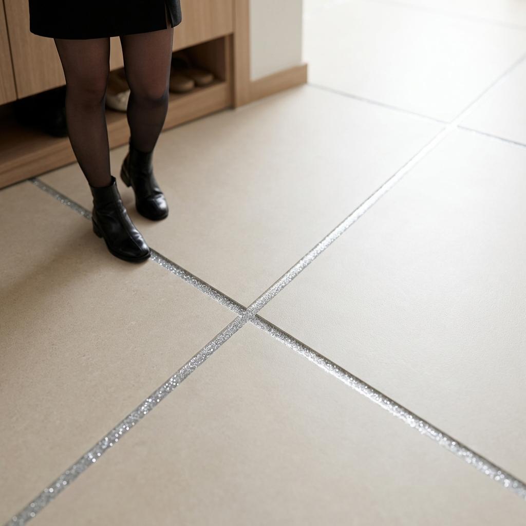 현관 타일 위 줄눈 코팅제 셀프 도포 가이드