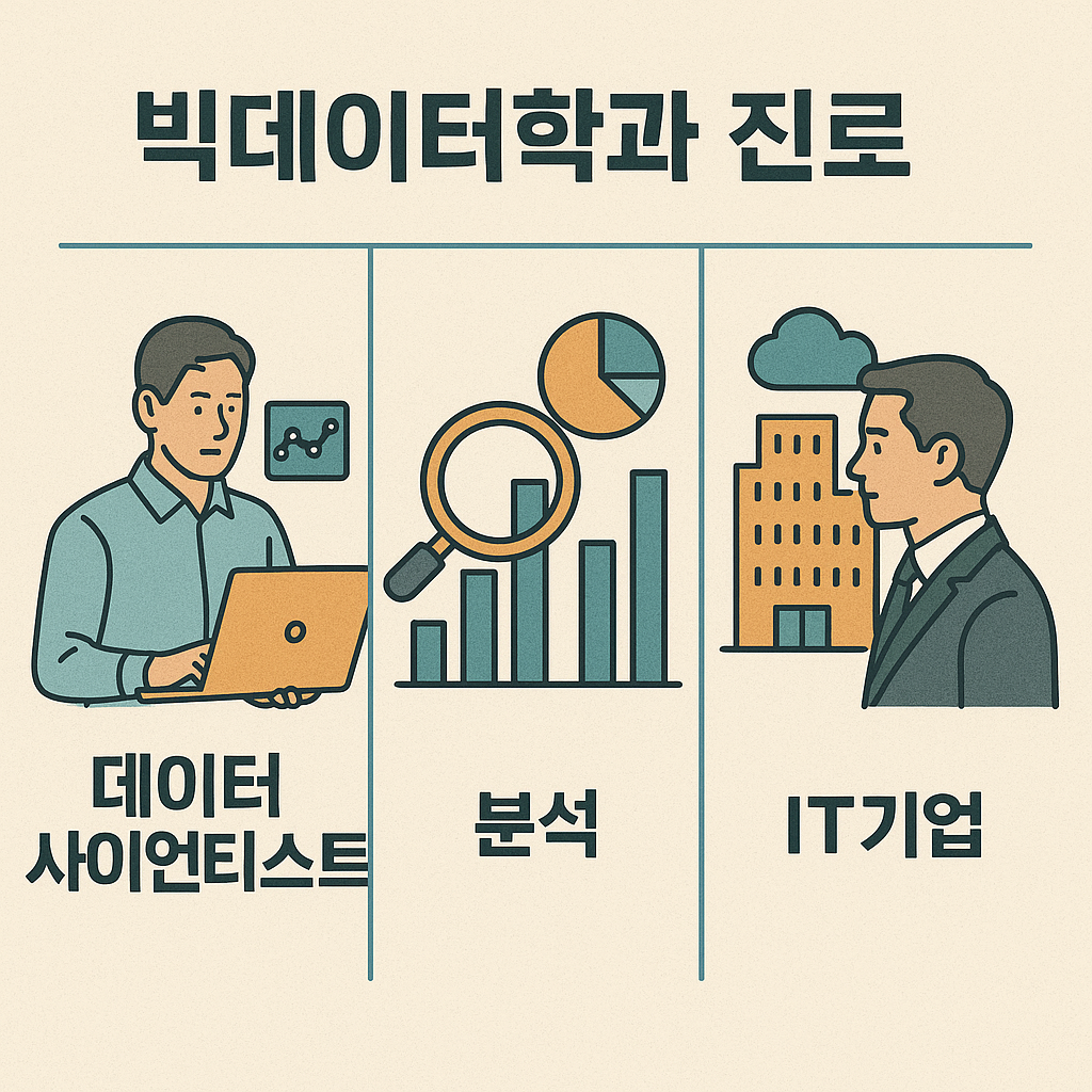 데이터사이언티스트, 분석, IT기업 일러스트