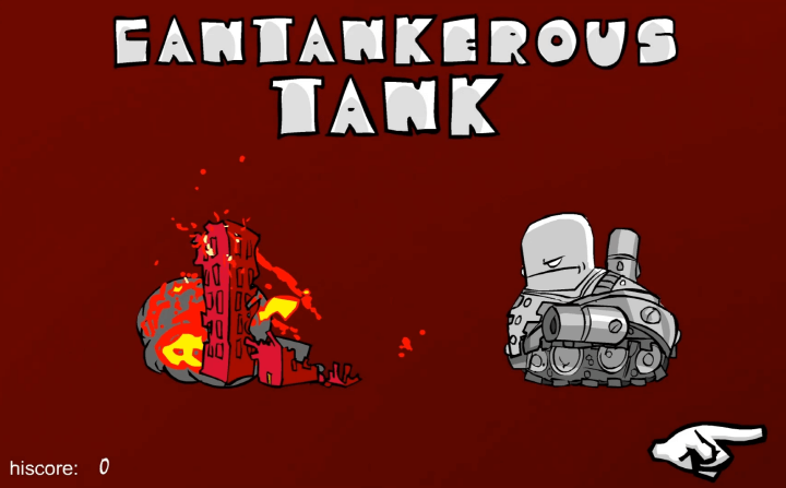 아빠와나-탱크편-플래시게임-메인-화면