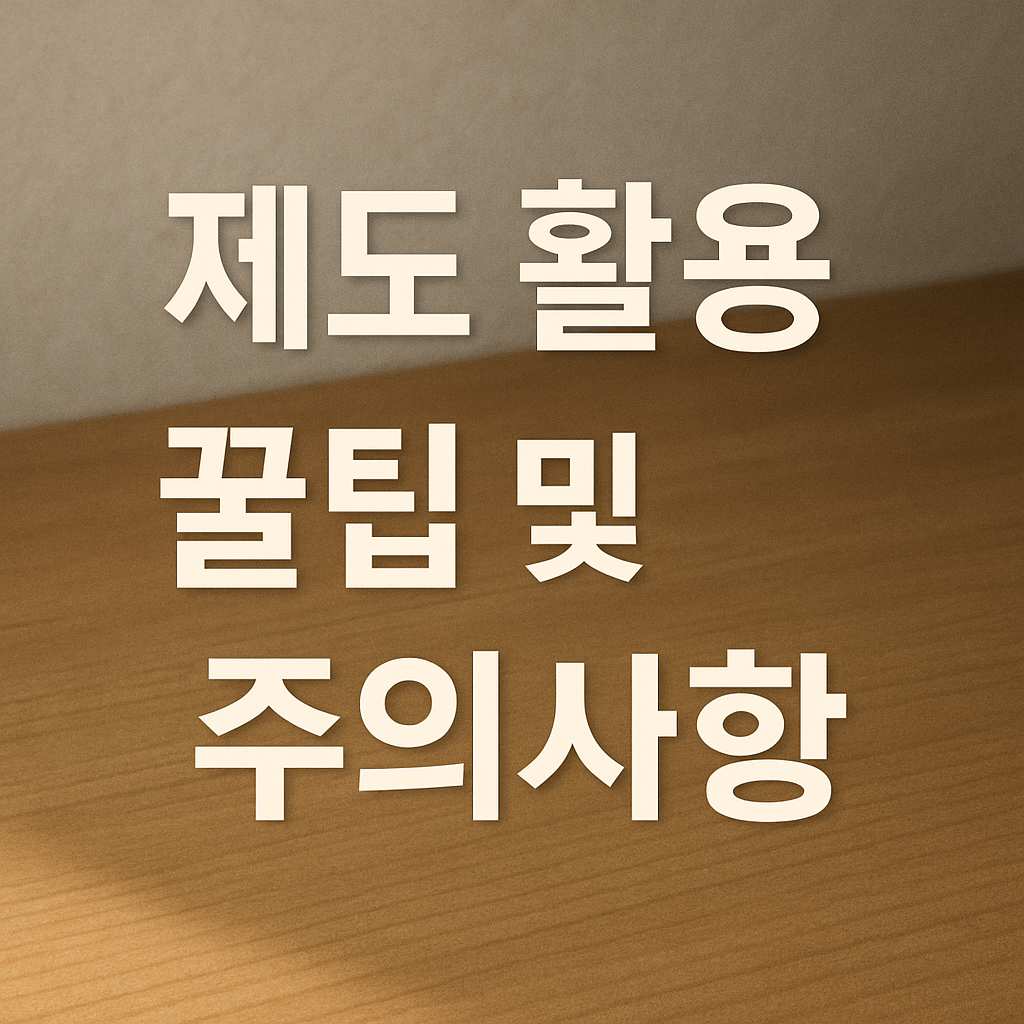 건강생활 실천지원금제 제도 활용 꿀팁 및 주의사항