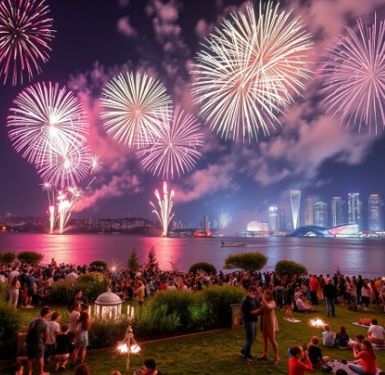 여의도불꽃축제그림