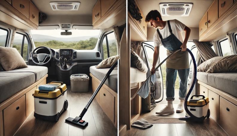 캠핑카 &amp; 차박 차량 내부 클리닝